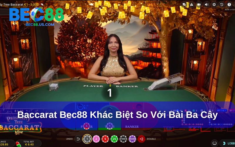 Bài Baccarat Là Gì? Khám Phá Bài Ba Cây Bản Quốc Tế Tại Bec88 4 Baccarat là gì, có giống bài ba cây không?