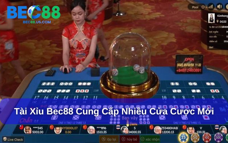 Tài Xỉu Bec88 - Đổi Mới Trải Nghiệm Với Tài Xỉu Live 4 Khám phá cửa cược mới khi chơi tài xỉu live Bec88